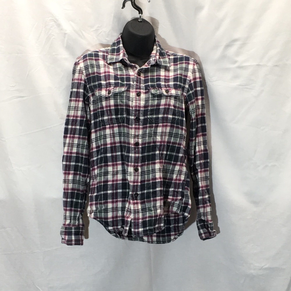 American Eagle Women’s Flannel Button Down XS